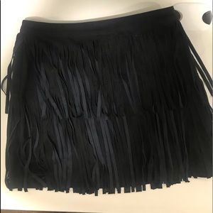 H&M fringe skirt